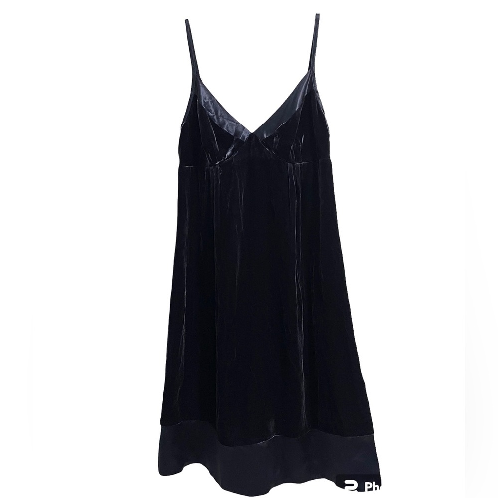 Y2K NWOT Velvet Black GAP Dress